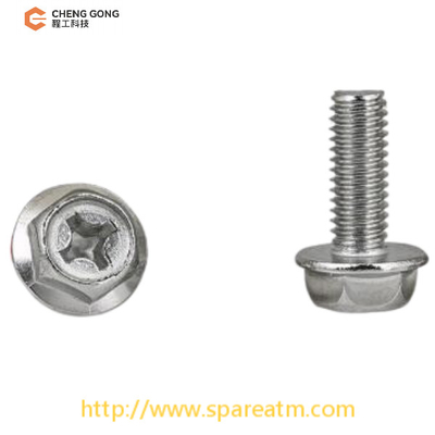 M4*6 Hexagon 7.0 NCR S2 Screw hexagonale à canal croisé pour pièces de rechange NCR